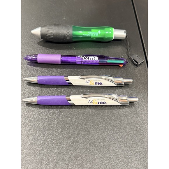 4 Pens Drug Rep Pharmaceutical Promo AstraZeneca - AZ and Me